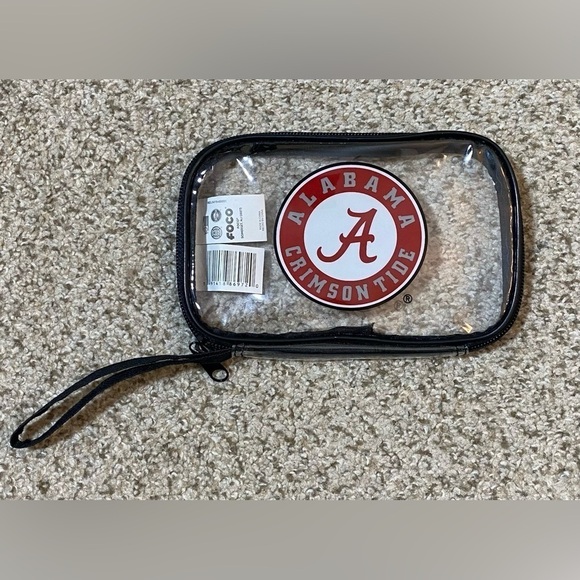 Alabama Crimson Tide Clear Wristlet - Picture 1 of 4